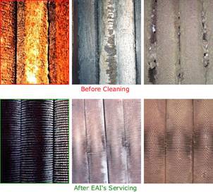 Before and After EAI HRSG Cleaning 